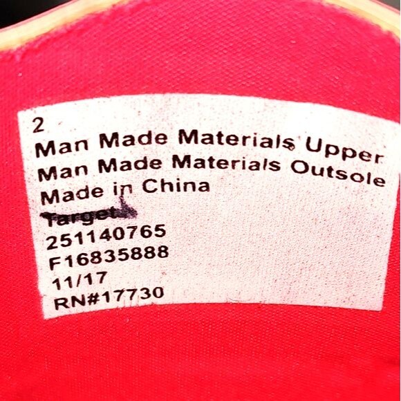 Hunter for Target Pink Abstract Print Tall Rubber Boots Girls Size 2 - Picture 8 of 8